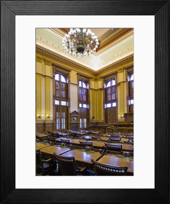 Framed Print : USA, Georgia, Atlanta, Georgia State Capitol Building, state house, State Senate chamber Framed Print : USA, Georgia, Atlanta, Georgia State Capitol Building, state house, State Senate chamber