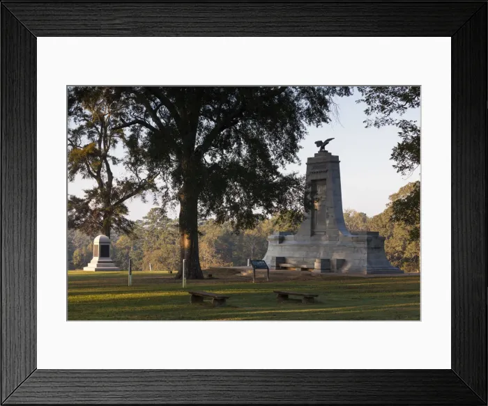 Framed Print : USA, Georgia, Andersonville, Andersonville National Historic Site, site of the fist Framed Print : USA, Georgia, Andersonville, Andersonville National Historic Site, site of the fist