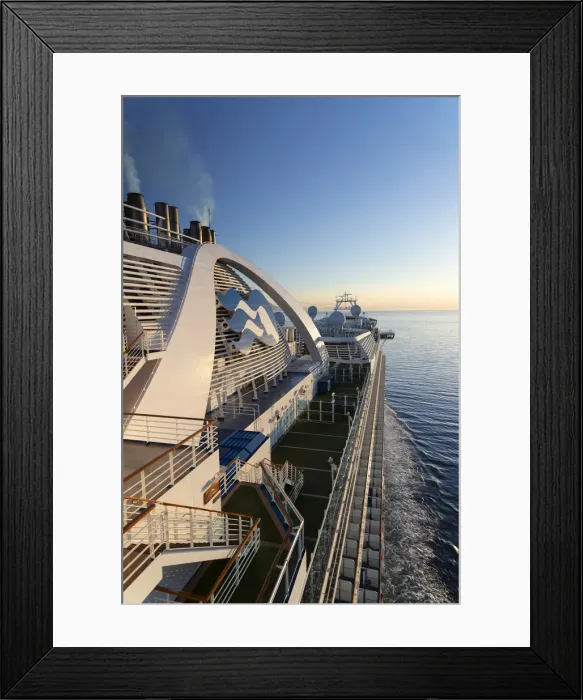 Framed Print : USA, Alaska, Cruise Ship Navigating Stephens Passage Framed Print : USA, Alaska, Cruise Ship Navigating Stephens Passage