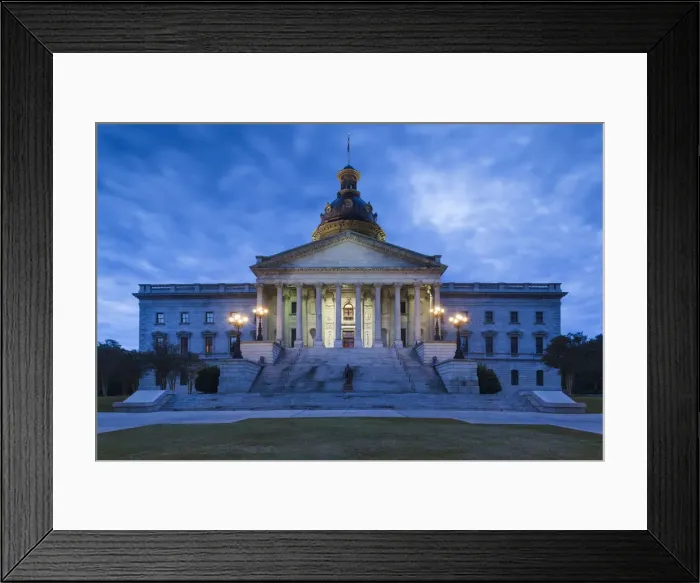 Framed Print : USA, South Carolina, Columbia, South Carolina State House Framed Print : USA, South Carolina, Columbia, South Carolina State House