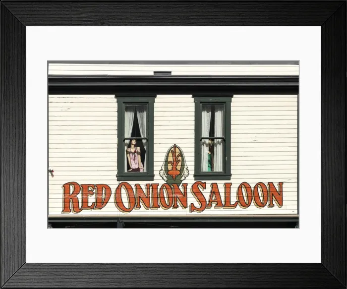 Framed Print : USA, Alaska, Skagway, old town