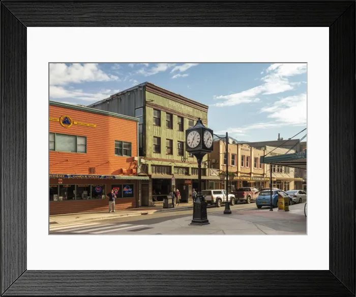 Framed Print : USA, Alaska, Juneau, Old Town Framed Print : USA, Alaska, Juneau, Old Town