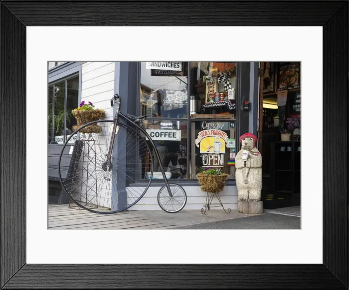 Framed Print : USA, Alaska, Skagway, old town