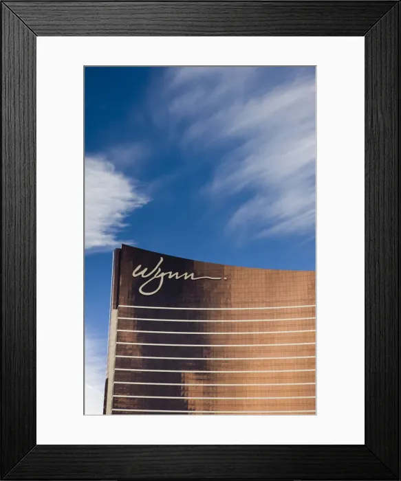 Framed Print : USA, Nevada, Las Vegas, Wynn Hotel and Casino