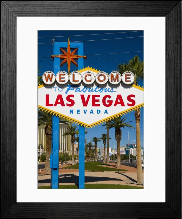 Framed Print : USA, Nevada, Las Vegas sign Framed Print : USA, Nevada, Las Vegas sign