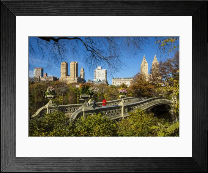 Framed Print : Bow Bridge, Central Park, Manhattan, New York City, New York, USA Framed Print : Bow Bridge, Central Park, Manhattan, New York City, New York, USA