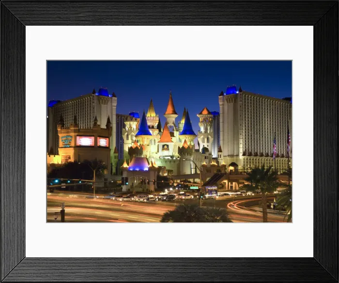 Framed Print : USA, Nevada, Las Vegas, Excalibur Hotel and Casino Framed Print : USA, Nevada, Las Vegas, Excalibur Hotel and Casino