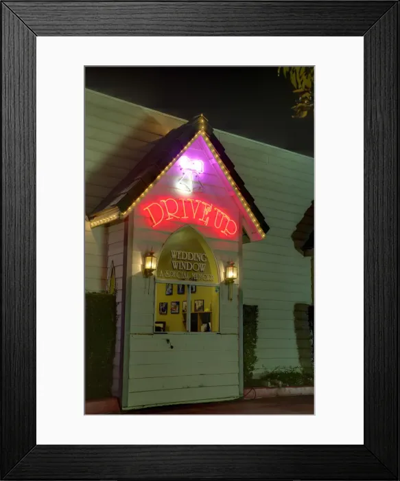 Framed Print : USA, Nevada, Las Vegas, A Special Memory Wedding Chapel Framed Print : USA, Nevada, Las Vegas, A Special Memory Wedding Chapel