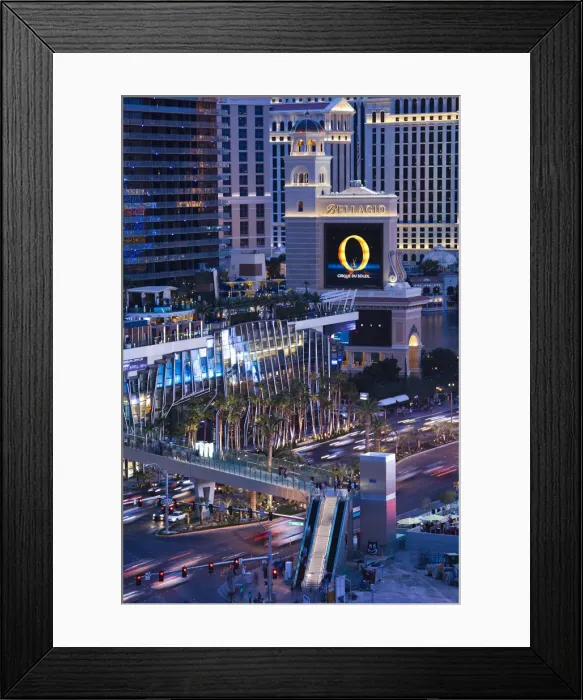 Framed Print : USA, Nevada, Las Vegas, high vantage view of The Strip, Las Vegas Boulevard Framed Print : USA, Nevada, Las Vegas, high vantage view of The Strip, Las Vegas Boulevard