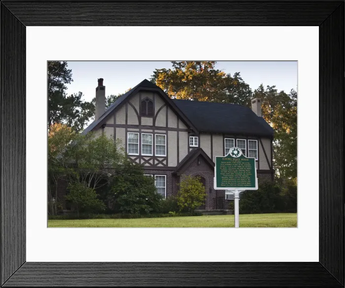 Framed Print : USA, Mississippi, Jackson, Eudora Welty House, home of noted American writer Eudora Framed Print : USA, Mississippi, Jackson, Eudora Welty House, home of noted American writer Eudora