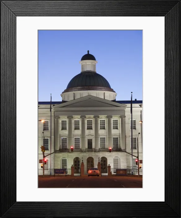 Framed Print : USA, Mississippi, Jackson, Old Capitol Museum, Mississippi State House 1839-1903 Framed Print : USA, Mississippi, Jackson, Old Capitol Museum, Mississippi State House 1839-1903