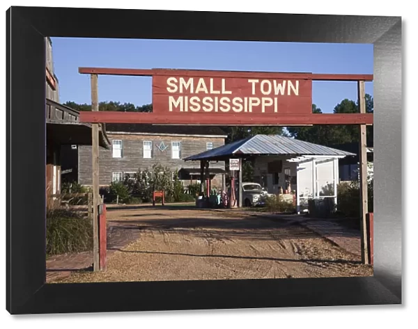 USA, Mississippi, Jackson, Mississippi Agriculture and Forestry Museum, Small Town