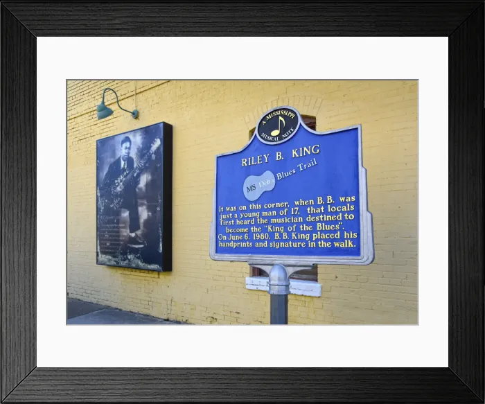 Framed Print : Indianola, Mississippi, Birthplace of B. B. King Framed Print : Indianola, Mississippi, Birthplace of B. B. King
