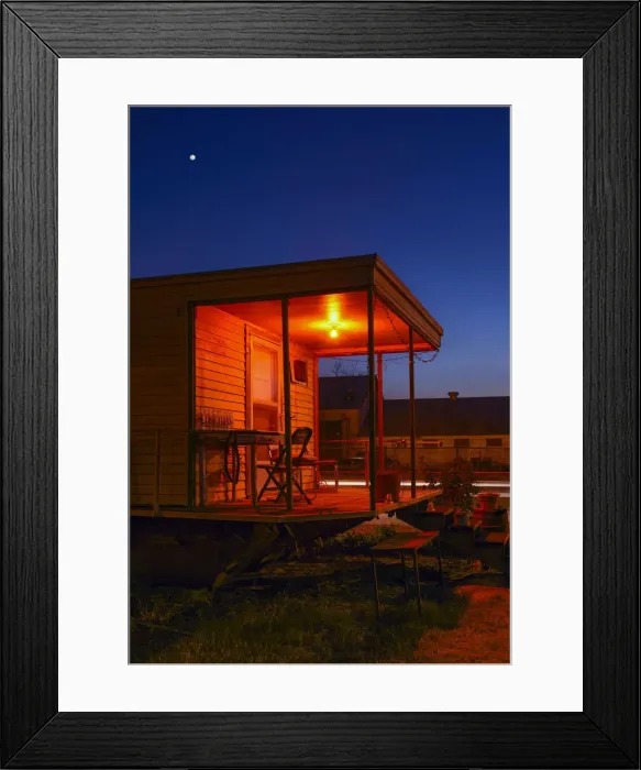 Framed Print : Clarksdale, Mississippi, Shack Up Inn, Hotel, House Trailer