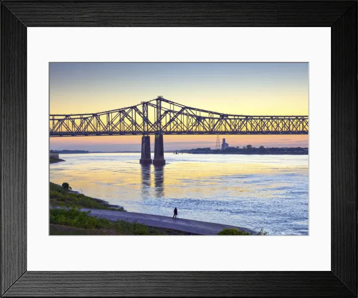 Framed Print : Natchez, Mississippi, Historic Under The Hill District, Natchez-Vidalia Bridge Framed Print : Natchez, Mississippi, Historic Under The Hill District, Natchez-Vidalia Bridge
