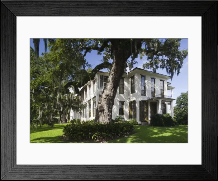Framed Print : USA, Louisiana, Cajun Country, New Iberia, Mount Carmel Academy building Framed Print : USA, Louisiana, Cajun Country, New Iberia, Mount Carmel Academy building