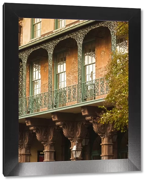 USA, South Carolina, Charleston, Old Town historic house detail