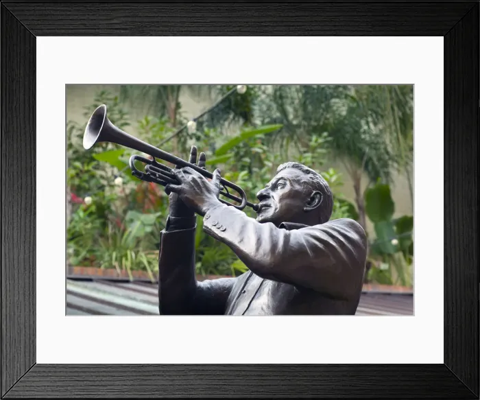 Framed Print : Louisiana, New Orleans, French Quarter, Bourbon Street, Musical Legends Park, Louie Framed Print : Louisiana, New Orleans, French Quarter, Bourbon Street, Musical Legends Park, Louie