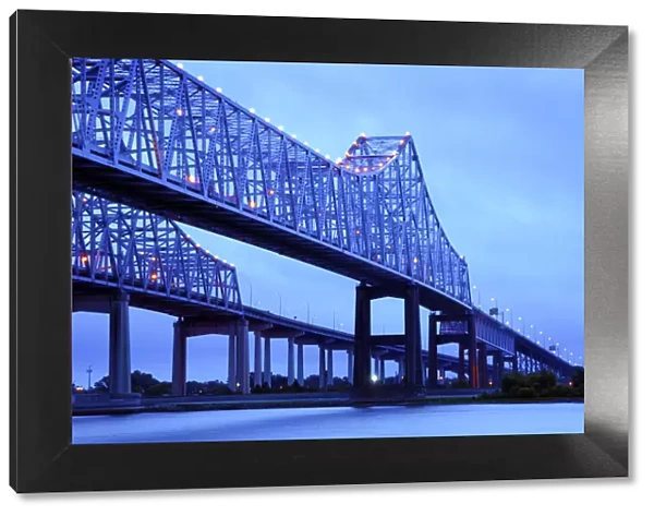 Louisiana, New Orleans, Crescent City Connection Bridges, Twin Cantilever Bridges
