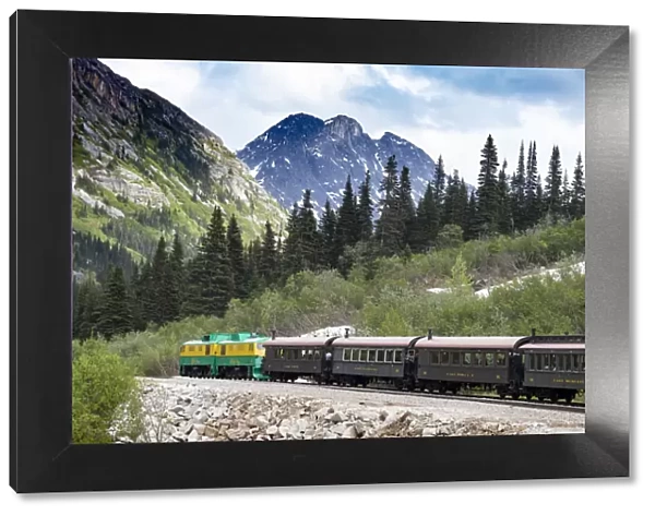 USA, Alaska, Skagway, historic White Pass Railway