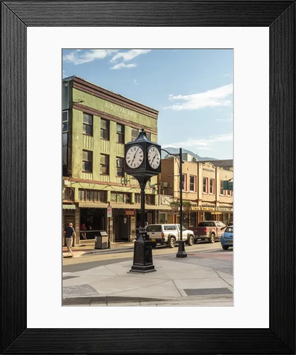 Framed Print : USA, Alaska, Juneau, Old Town Framed Print : USA, Alaska, Juneau, Old Town