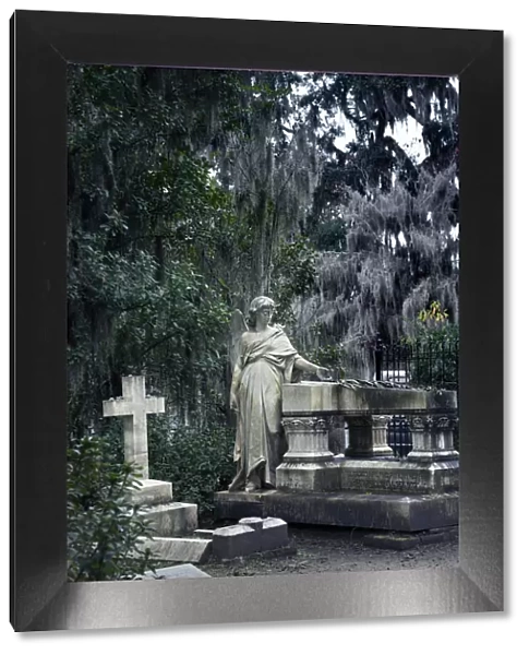 Georgia, Savannah, Bonaventure Cemetery, Famous For Its Beautifully Appointed Tombs