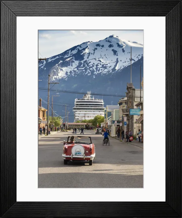 Framed Print : USA, Alaska, Skagway, old town Framed Print : USA, Alaska, Skagway, old town