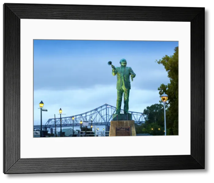 Framed Print : Louisiana, New Orleans, Algiers, Louis Armstrong, Jazz Walk of Fame, Crescent City Framed Print : Louisiana, New Orleans, Algiers, Louis Armstrong, Jazz Walk of Fame, Crescent City