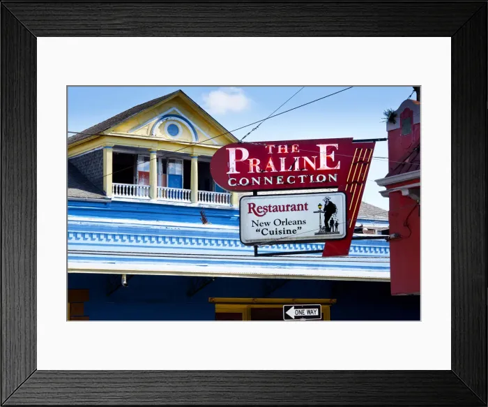 Framed Print : Louisiana, New Orleans, Frenchmen Street, Popular Live Music Venues And Restaurants Framed Print : Louisiana, New Orleans, Frenchmen Street, Popular Live Music Venues And Restaurants