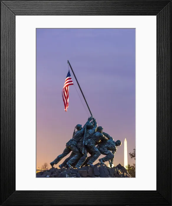 Framed Print : Time lapse of the Statue of Iwo Jima Us Marine Corps Memorial at Arlington National Framed Print : Time lapse of the Statue of Iwo Jima Us Marine Corps Memorial at Arlington National