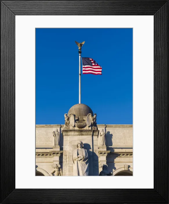 Framed Print : USA, Washington DC, Union Station, exterior Framed Print : USA, Washington DC, Union Station, exterior
