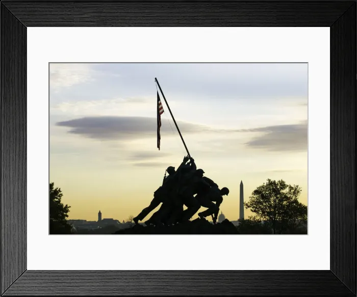 Framed Print : Time lapse of the Statue of Iwo Jima Us Marine Corps Memorial at Arlington National Framed Print : Time lapse of the Statue of Iwo Jima Us Marine Corps Memorial at Arlington National