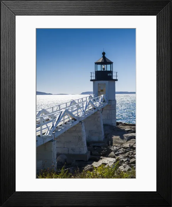 Framed Print : USA, Maine, Port Clyde, Marshall Point Lighthouse Framed Print : USA, Maine, Port Clyde, Marshall Point Lighthouse