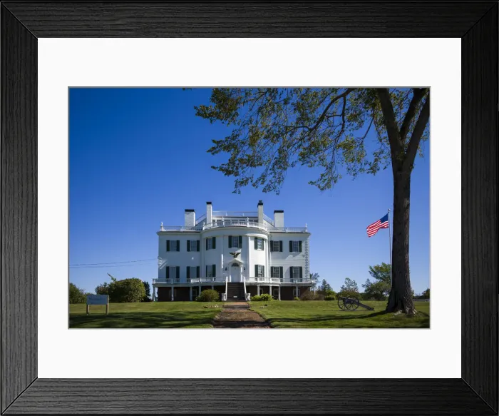 Framed Print : USA, Maine, Thomaston, Montpelier, former home of General Henry Knox, miitary hero Framed Print : USA, Maine, Thomaston, Montpelier, former home of General Henry Knox, miitary hero