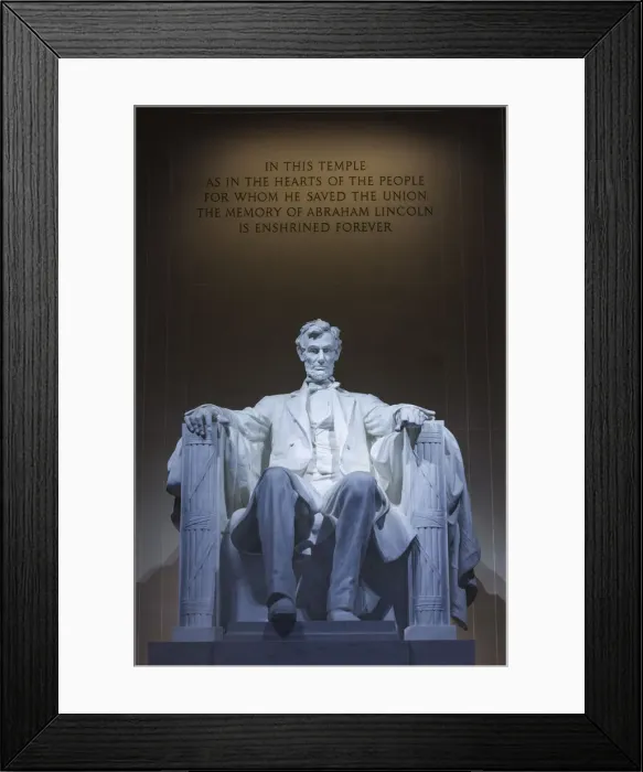 Framed Print : USA, Washington DC, Lincoln Memorial, statue of fomer US President Abraham Lincoln Framed Print : USA, Washington DC, Lincoln Memorial, statue of fomer US President Abraham Lincoln