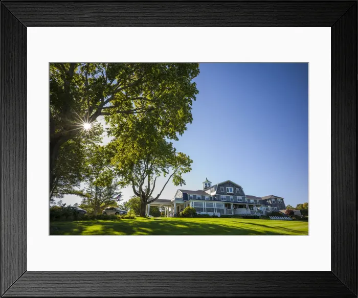 Framed Print : USA, Maine, Scarborough, Black Point, The Black Point Inn