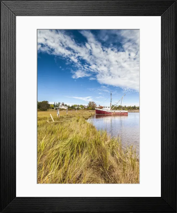Framed Print : USA, Maine, Millbridge, fishing boat Framed Print : USA, Maine, Millbridge, fishing boat