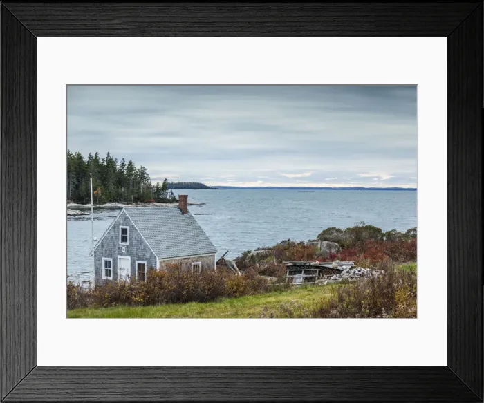 Framed Print : USA, Maine, Stonington, lobster shack Framed Print : USA, Maine, Stonington, lobster shack
