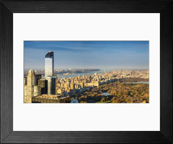 Framed Print : One 57 apartment building & Central Park, Manhattan, New York City, New York, USA Framed Print : One 57 apartment building & Central Park, Manhattan, New York City, New York, USA