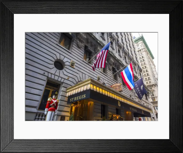 Framed Print : St. Regis hotel, Manhattan, New York City, New York, USA Framed Print : St. Regis hotel, Manhattan, New York City, New York, USA