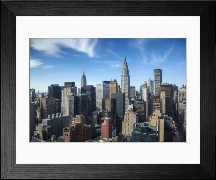 Framed Print : Chrysler Building and Empire State Building, Midtown Manhattan, New York City, New York Framed Print : Chrysler Building and Empire State Building, Midtown Manhattan, New York City, New York