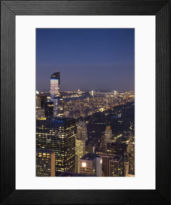 Framed Print : One 57 apartment building & Central Park, Manhattan, New York City, New York, USA Framed Print : One 57 apartment building & Central Park, Manhattan, New York City, New York, USA