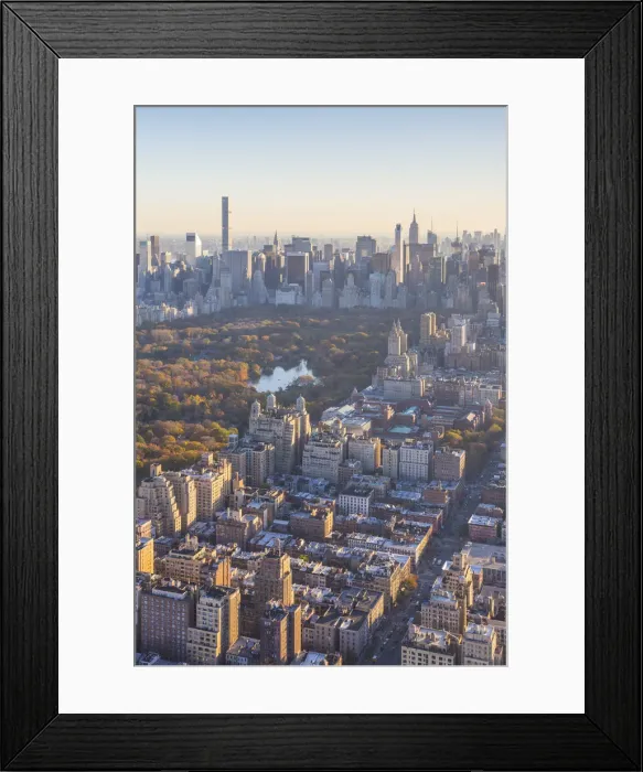 Framed Print : Central Park & Upper West Side, Manhattan, New York City, New York, USA Framed Print : Central Park & Upper West Side, Manhattan, New York City, New York, USA