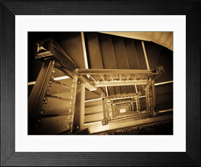 Framed Print : USA, New York, Manhattan, Midtown, Staircase Framed Print : USA, New York, Manhattan, Midtown, Staircase