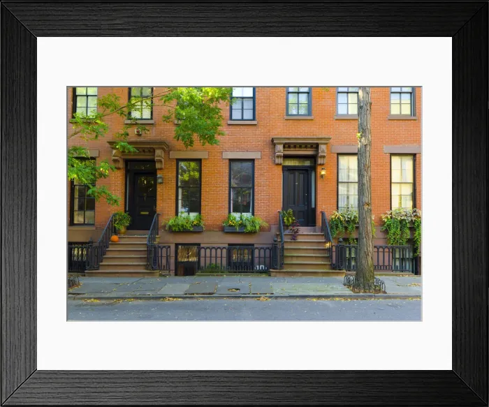 Framed Print : USA, New York, Brooklyn, Brooklyn Heights