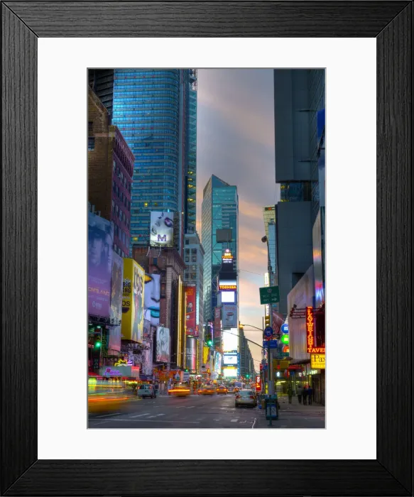 Framed Print : USA, New York, Manhattan, Midtown, 7th Avenue