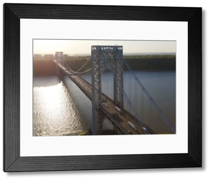 Framed Print : George Washington Bridge, Manhattan, New York, USA Framed Print : George Washington Bridge, Manhattan, New York, USA