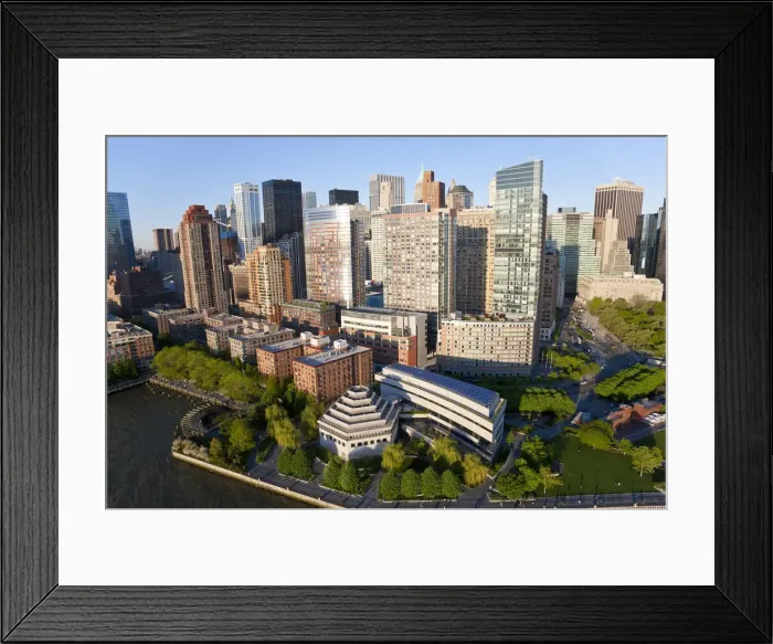 Framed Print : Museum of Jewish Heritage, Lower Manhattan, Financial District, New York, USA Framed Print : Museum of Jewish Heritage, Lower Manhattan, Financial District, New York, USA