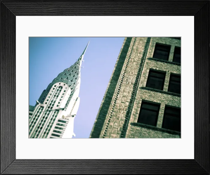 Framed Print : The 1930s Art Deco architecture of the Chrysler building, New York, USA Framed Print : The 1930s Art Deco architecture of the Chrysler building, New York, USA