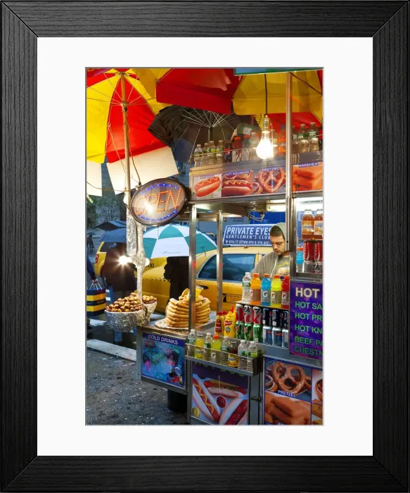 Framed Print : Chestnuts for sale on Fifth Avenue, Manhattan, New York City, New York, USA, North Framed Print : Chestnuts for sale on Fifth Avenue, Manhattan, New York City, New York, USA, North